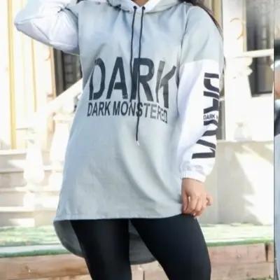 هودی مخمل زنانه طرح Dark