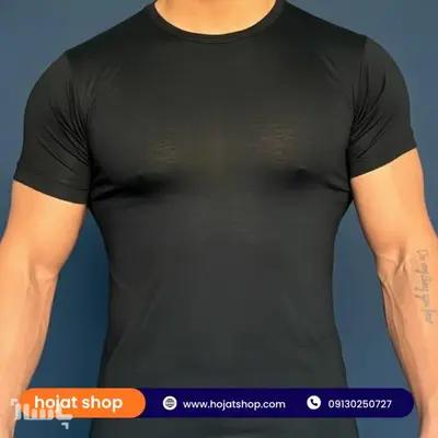 زیرپوش آستین دار یکرو یقه گرد مشکی جین 12 عددی