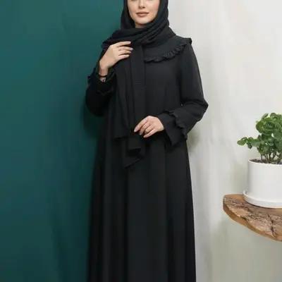 عبای فوق العاده شیک مدل کرشمه مشکی عبای ارب