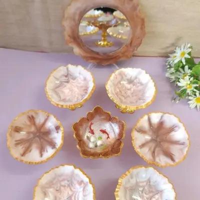 هفت سین رزینی رنگ موکا