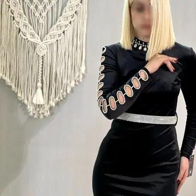 پیراهن شب زنانه مخمل مدل جنیفر
