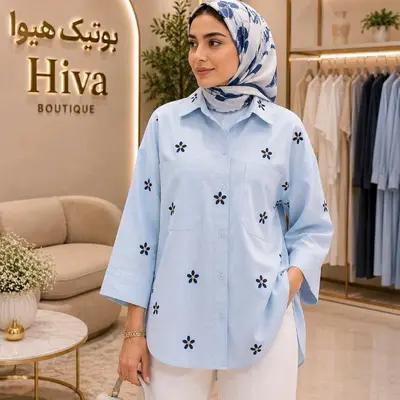 شومیز مانتویی دخترانه شیک بابونه