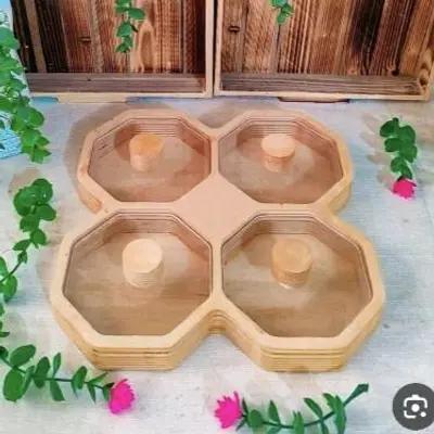 اردوخوری 4 خانه هشت ضلعی چوبی