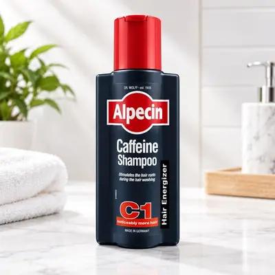 شامپو آلپسین ضدریزش کافئین C1 اصل 250 میل