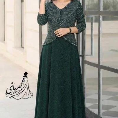 پیراهن مهمانی زنانه لمه مدل مجلسی روناک موجودی بگیرید