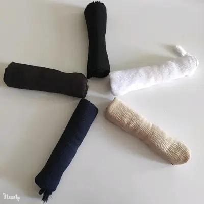 شال نخی برشکا منگوله دار