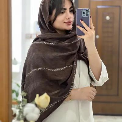 شال مخمل منگوله چوبی