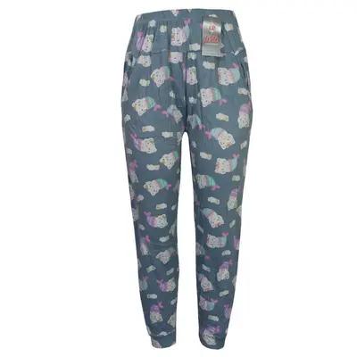شلوار راحتی زنانه گیاهی وارداتی طرح گربه پری دریایی catfish