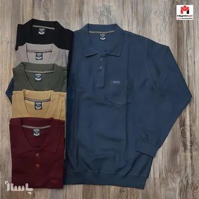 بلوز مردانه یقه دار XL-3XL