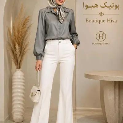 شومیز طوسی مجلسی ساتن کراش-160457