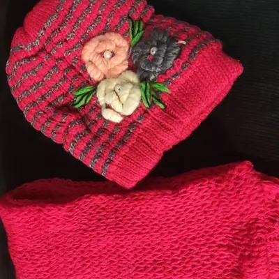شال و کلاه دخترانه
