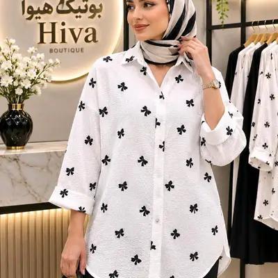شومیز مانتویی شیک پاپیون