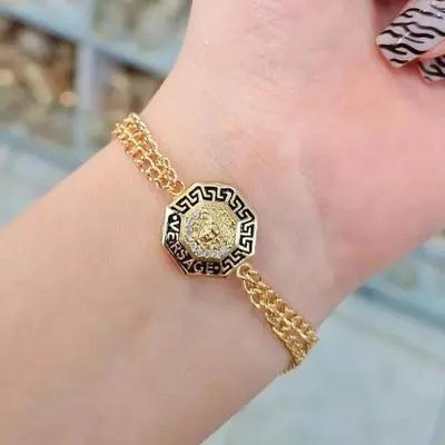 دستبند زنانه ورساچه طرح مدوسا