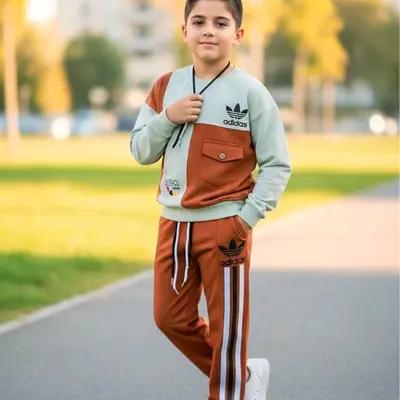 ست لباس پسرانه خانگی و بیرونی جنس و کیفیت و دوخت عالی داره