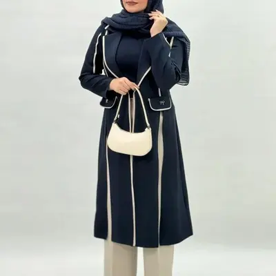 ست مانتو چاکدار وشلوارمجلسی مزونی