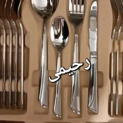 سرویس قاشق و چنگال 18 نفره 82پارچه یونیک اصلی تضمینی نقره ای-159393
