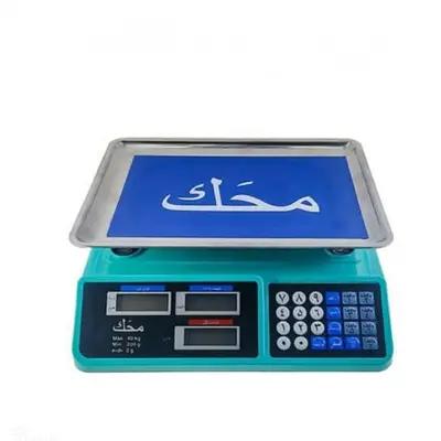 ترازو ۴۰ کیلویی بی علم شارژی محک-61357