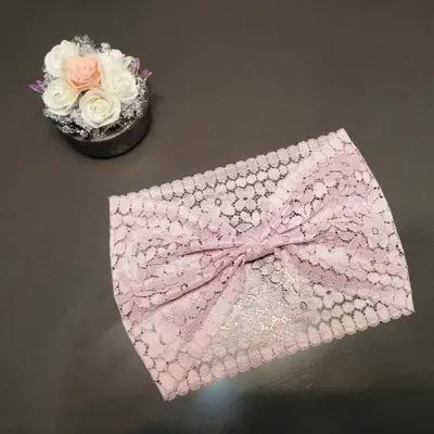 هدبند اسکارفی طرح گل
