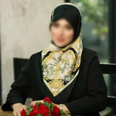 روسری نخی کشمیر چهارفصل حاشیه طرح گل