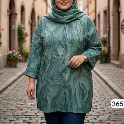 مدل مانتو نخی سایزبزرگ.موجودی بگیرگل من36541