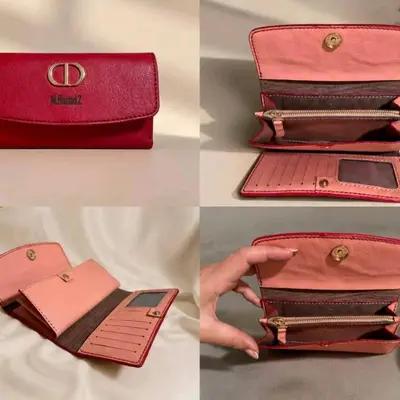 کیف پول سه لت چرم