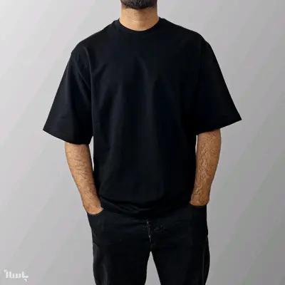 تیشرت دورس باکسی مشکی