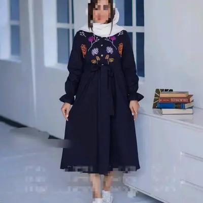 پیراهن زنانه کتان مدل نینا
