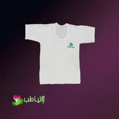 زیرپوش نیمه آستین بچه گانه صد در صد نخ پنبه طبیعی سایز 2