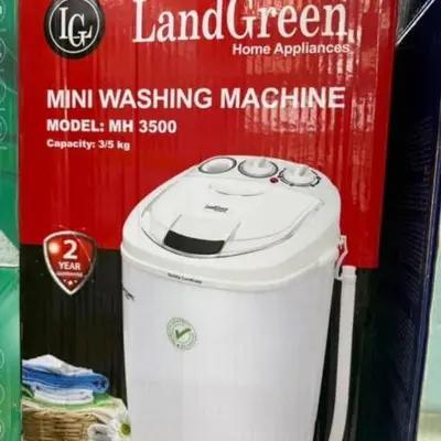 مینی واش لندگرین MH3500 ظرفیت 3/5 کیلوگرم کم‌صدا و دارای سبد خشک‌کن ارسال پس کرایه
