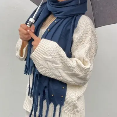 شال موهر پاییزه پانچی وارداتی منگو